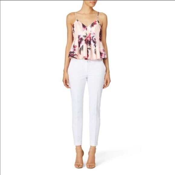 Keepsake The Label Star Crossed Top In Painted Blooms Apricot Size XS - Picture 2 of 6